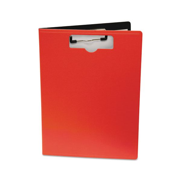 BAU61632 Mobile OPS Portfolio Clipboard With Low-Profile Clip, 1/2" Capacity, 8 1/2 x 11, Red