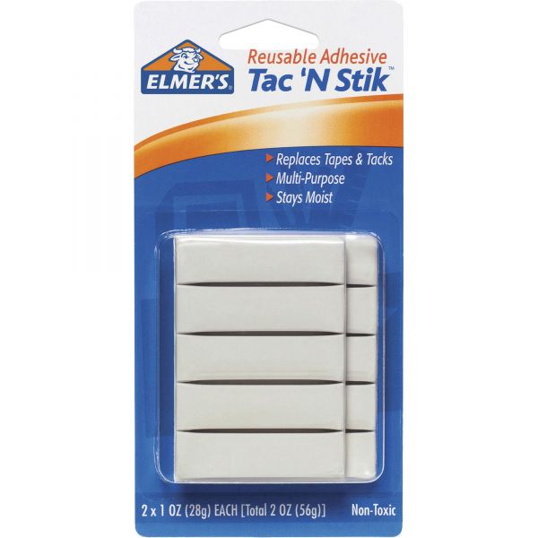 EPI98620 Elmer's Tac 'N Stik Removable Adhesive Putty
