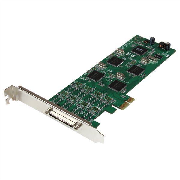 SYNX3568981 StarTech.com 8 Port Low Profile PCI Express RS232 Serial Adapter Card w/ 161050 UART
