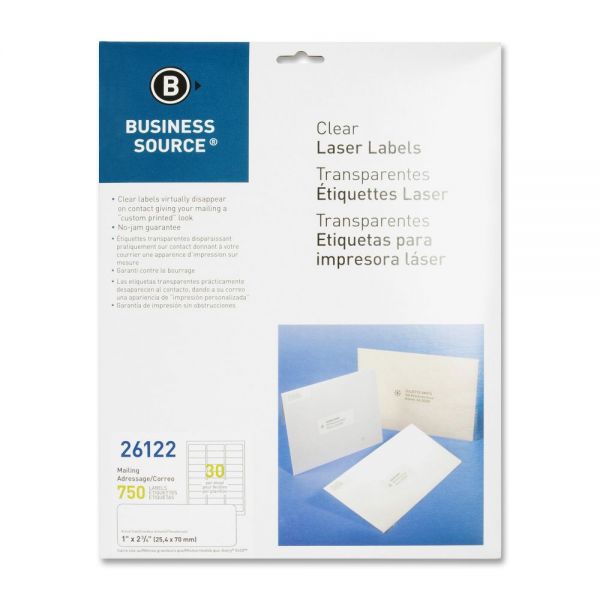 BSN26122 Business Source Clear Address Labels