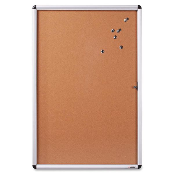LLR42707 Lorell Enclosed Cork Bulletin Boards