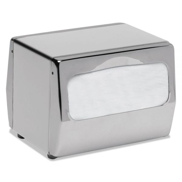 SJMH4001XC San Jamar Countertop Napkin Dispenser, 7 3/4 x 6 x 5 3/4, Chrome