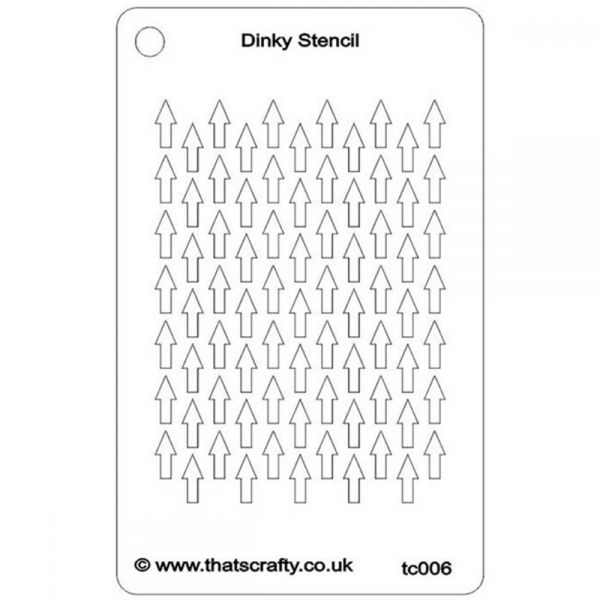 NOTM369678 That's Crafty Dinky Stencil 3"X4.75"