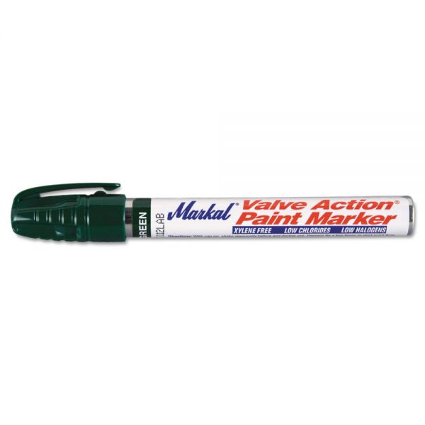 MRK96826 Markal Valve Action Paint Marker, Green