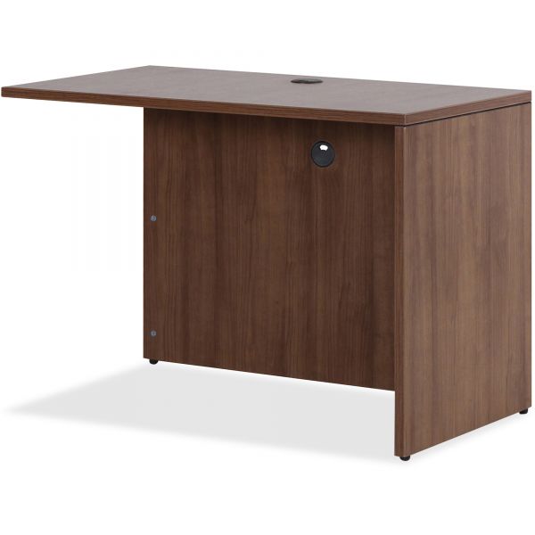 LLR69979 Lorell Walnut Laminate Office Suite Desking