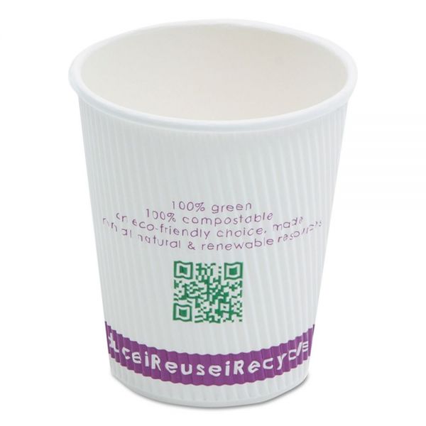 SVAC008RPK NatureHouse 8 oz Paper Coffee Cups