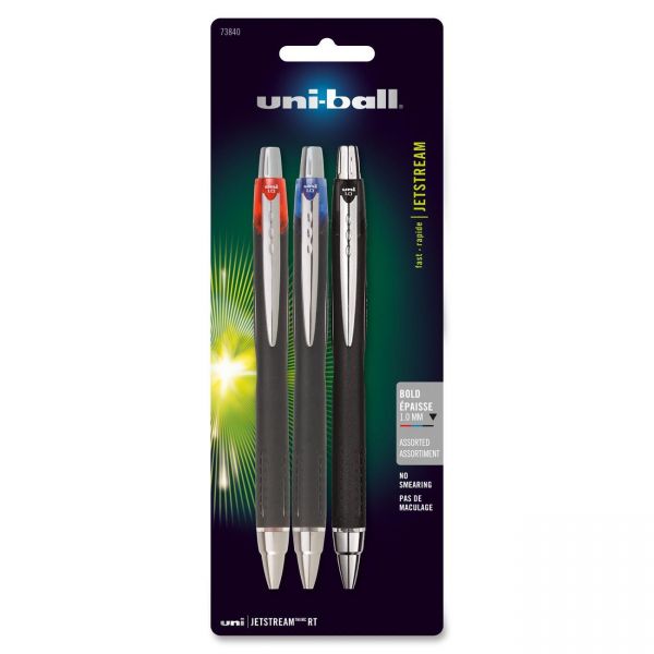 SAN73840 Uni-Ball Jetstream Retractable Ballpoint Pens