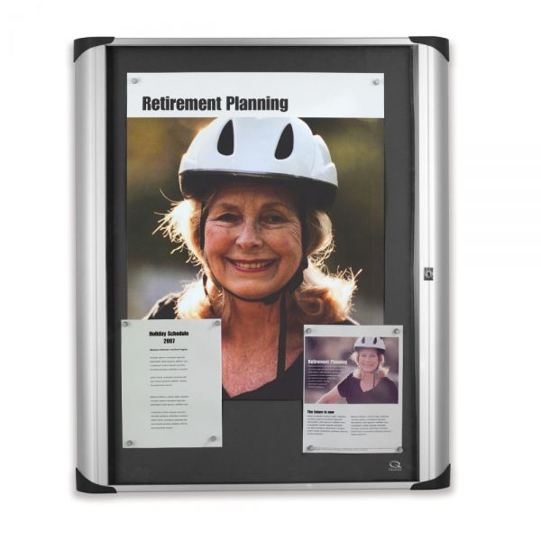 QRTERB32A Quartet Enclosed Magnetic Bulletin Board