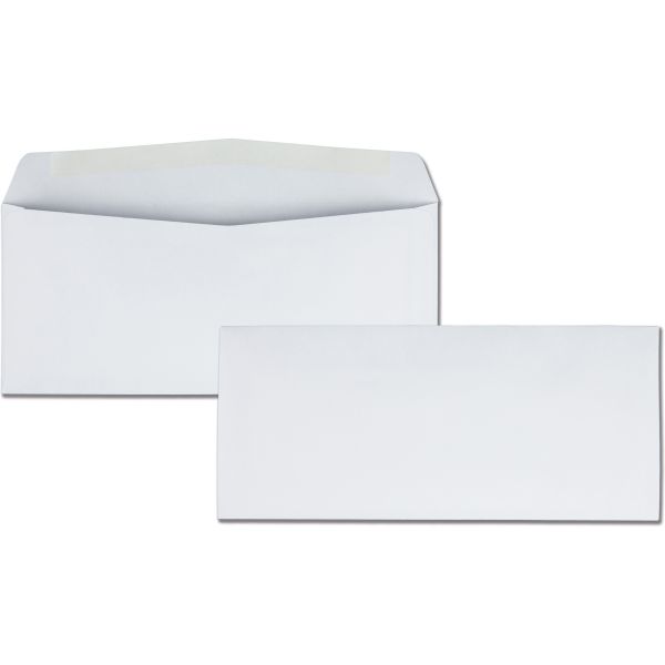 QUA90020 Quality Park Business Envelope, #10, 4 1/8 x 9 1/2, White, 500/Box