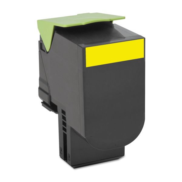 LEX70C1HY0 Lexmark 70C1HYO High-Yield Toner, 3000 Page-Yield, Yellow