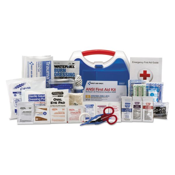 FAO90697 First Aid Only ReadyCare First Aid Kit for 25 People, ANSI A+, 139 Pieces
