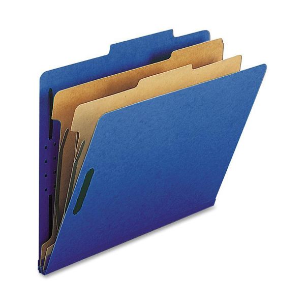 NATSP17207 Nature Saver Midnight Blue 2-Divider Classification Folders