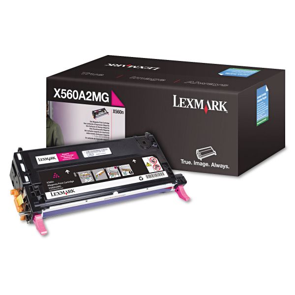 LEXX560A2MG Lexmark X560A2MG Toner, 4000 Page-Yield, Magenta