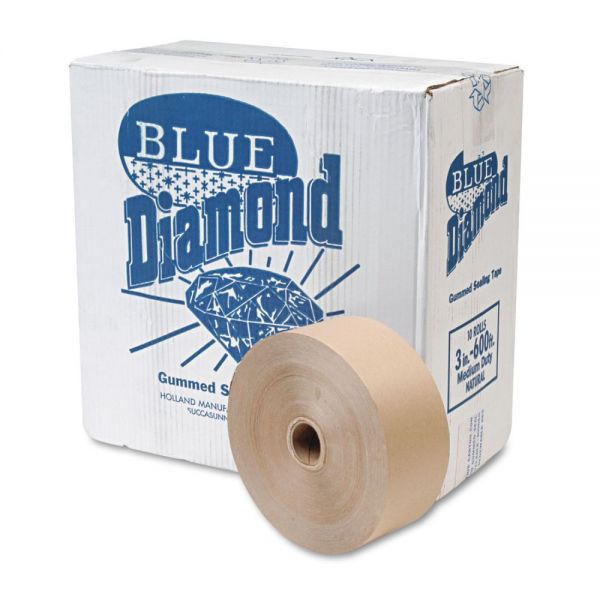 UFS2800 General Supply Non-Reinforced Kraft Sealing Tape, 3" x 600ft, Brown, 10/Carton