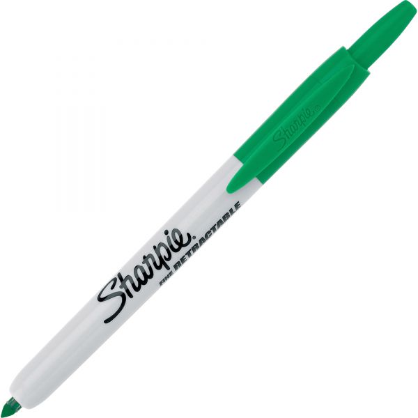 SAN36704 Sharpie Retractable Fine Point Permanent Marker