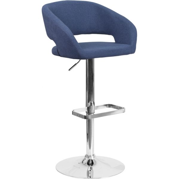 FHFCH122070BLFABGG Flash Furniture Contemporary Barstool