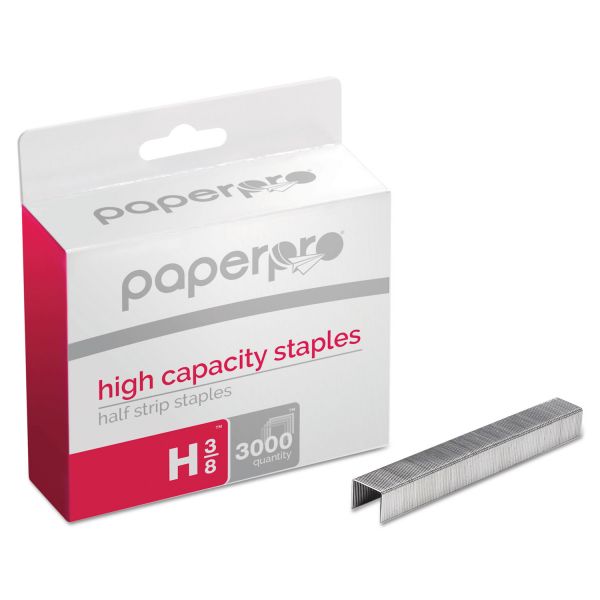 ACI1962 PaperPro High-Capacity Staples, 3/8" Leg Length, 3000/Box