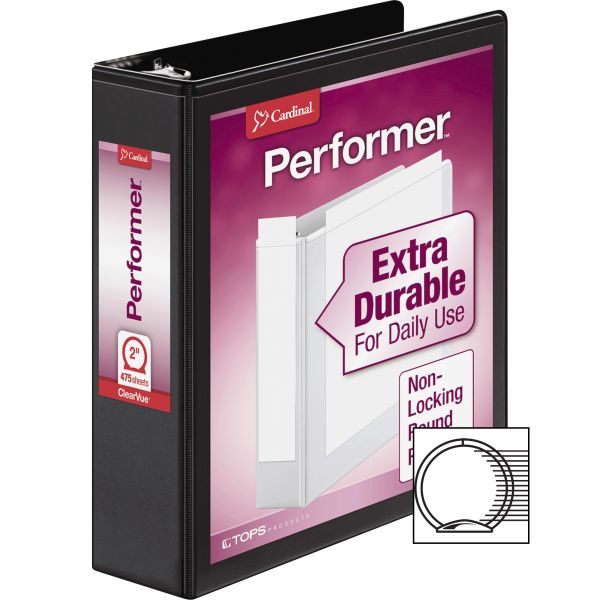 CRD67425 Cardinal BasicSelect 2" 3-Ring View Binder