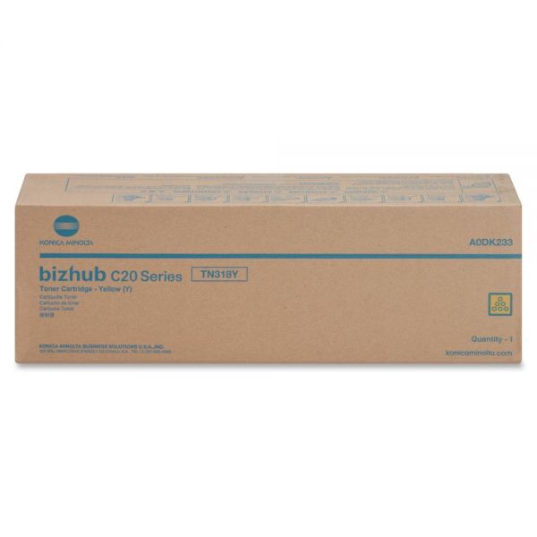 SYNX2962228 Konica Minolta A0DK233 Yellow Toner Cartridge