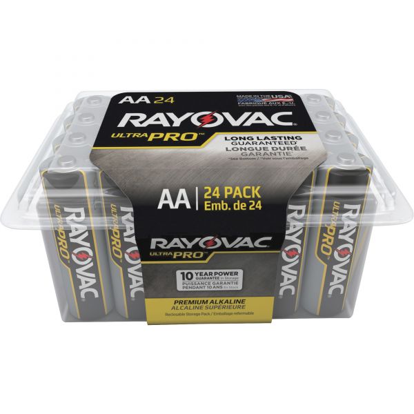 RAYALAA24PPJCT Rayovac Ultra Pro Alka AA Batteries