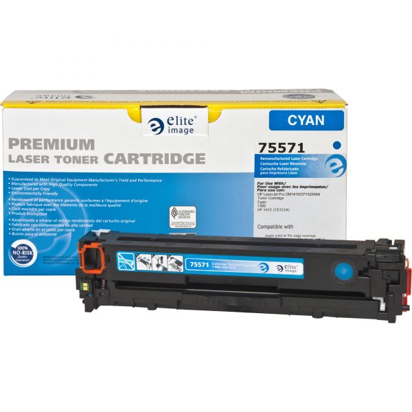 ELI75571 Elite Image Remanufactured HP 128A (CE321A) Toner Cartridge