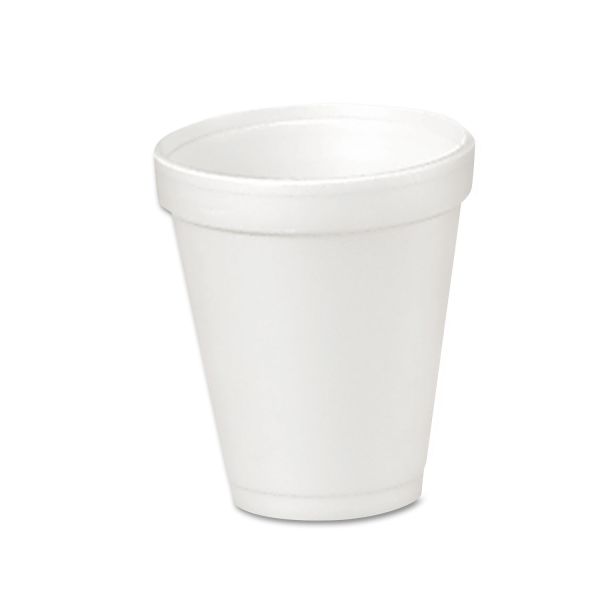 DCC4J4 Dart Foam Drink Cups, 4oz, 25/Bag, 40 Bags/Carton