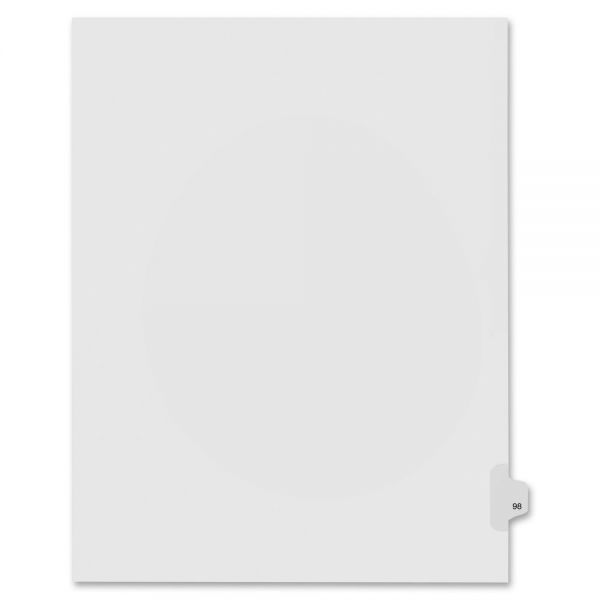KLF91098 Kleer-Fax 90000 Series Side-Tab Legal Index Dividers
