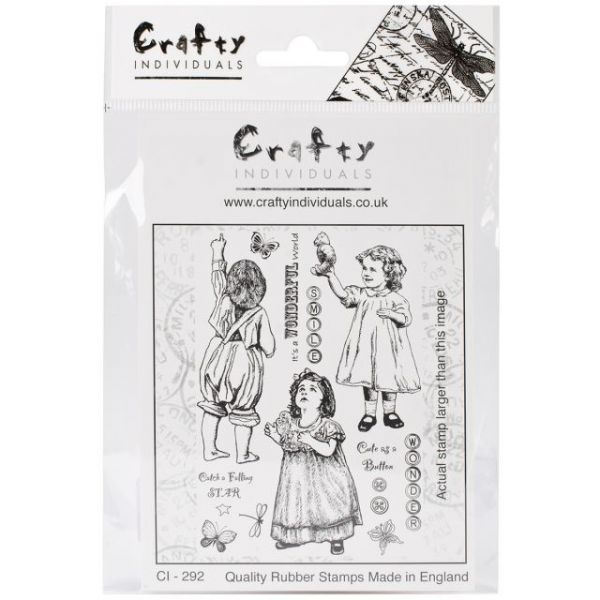 NOTM082669 Crafty Individuals Unmounted Rubber Stamp 4.75"X7" Pkg