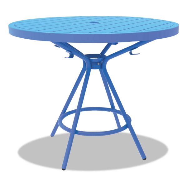 SAF4362BU Safco CoGo Tables, Steel, Round, 36" Diameter x 29 1/2" High, Blue