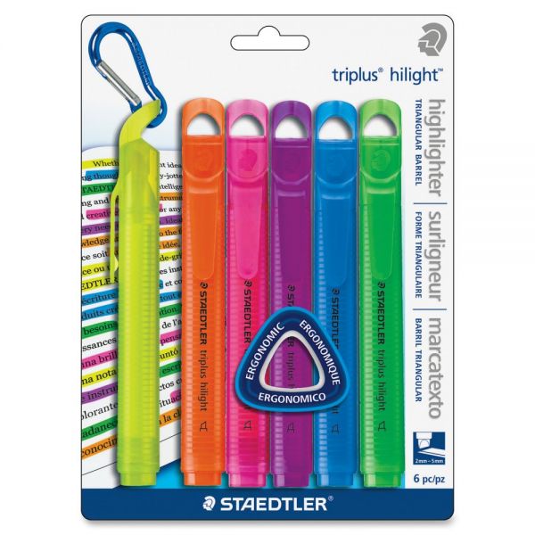 STD3674SBK6A6 Staedtler Triplus Broad Tip Fluoresct Highlighter
