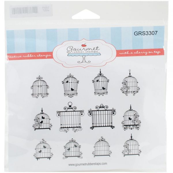 NOTM313445 Gourmet Rubber Stamps Cling Stamps 6.5"X6.5"