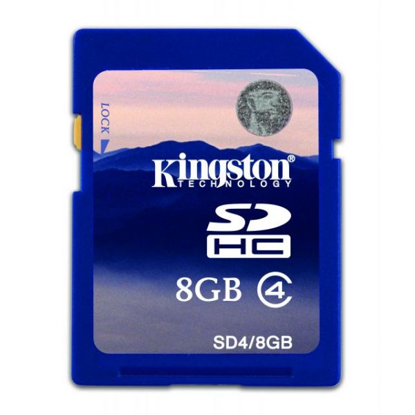 SYNX1903360 Kingston 8GB Secure Digital High Capacity (SDHC) Card - Class 4