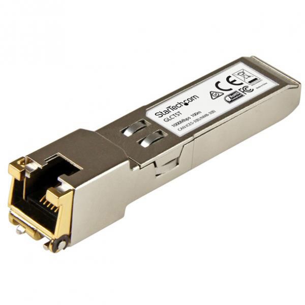 SYNX4487978 StarTech.com Gigabit RJ45 Copper SFP Transceiver Module - Cisco GLC-T Compatible SFP - 1000Base-T - Mini-GBIC
