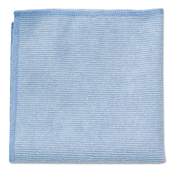 RCP1820583 Rubbermaid Commercial Microfiber Cleaning Cloths, 16 X 16, Blue, 24/Pack
