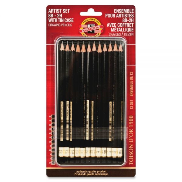 KOHFA15021112BC Koh-I-Noor Artist Drawing Pencil Set