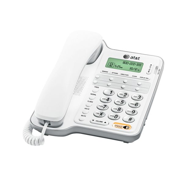 SYNX3718235 AT&T CL2909 Standard Phone - White