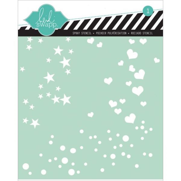 NOTM250278 Heidi Swapp Stencil 6"X6"