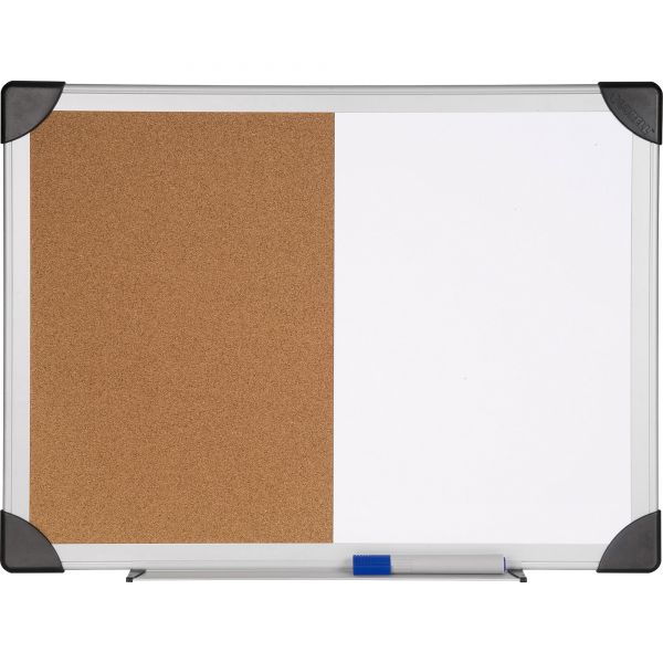 LLR19290 Lorell Combination Dry Erase/Cork Board