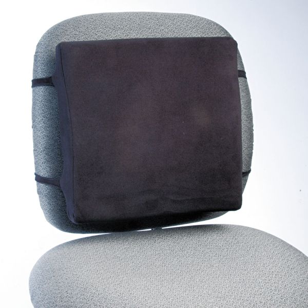 RCP91060CT Rubbermaid Commercial Back Perch w/Fleece Cover, 13w x 2-3/4d x 12-1/2h, Black, 10/Carton