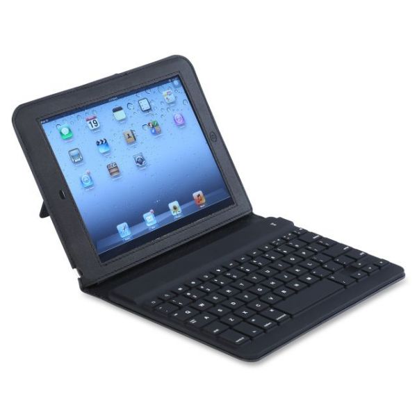 CCS28283 Compucessory Keyboard/Cover Case (Folio) for iPad Air - Black
