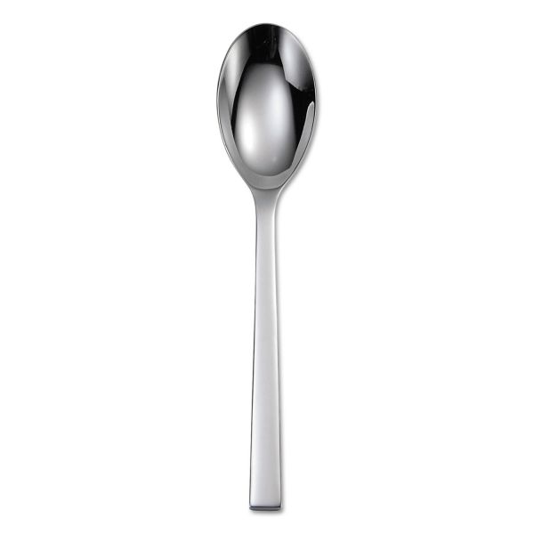 OSICTSS Office Settings Stainless Steel Flatware, Serving Spoon, 18/0 Steel, 6/Box