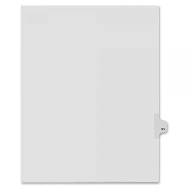 KLF82268 Kleer-Fax 80000 Series Side Tab Legal Index Dividers