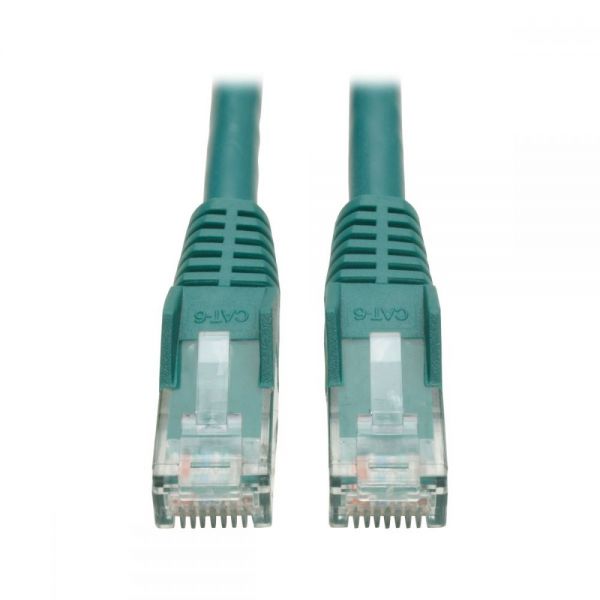 SYNX301326 Tripp Lite 10ft Cat6 Gigabit Snagless Molded Patch Cable RJ45 M/M Green 10'