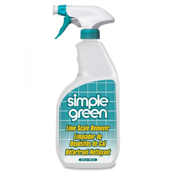 SMP50032 Simple Green Lime Scale Remover, Wintergreen, 32 oz Bottle, 12/Carton