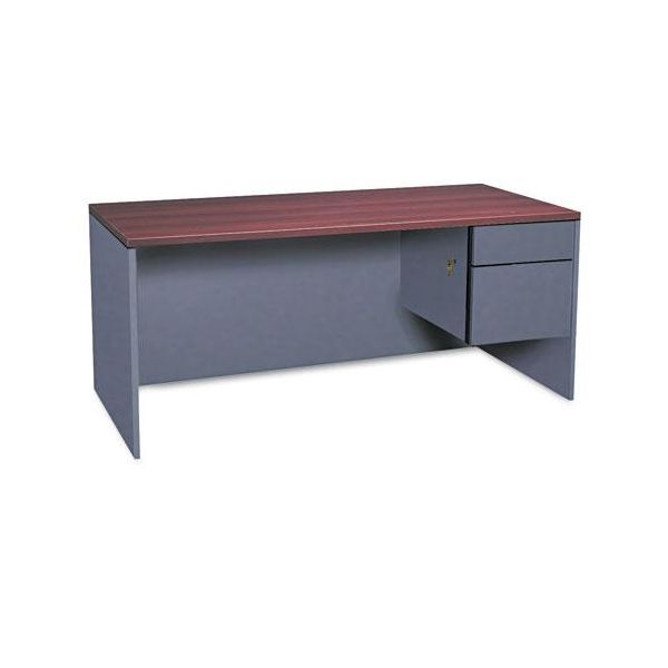 GLBA3066SPRACSG Global Adaptabilities Single Right Pedestal Computer Desk