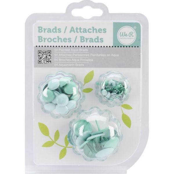 NOTM125768 Painted Brads 54/Pkg