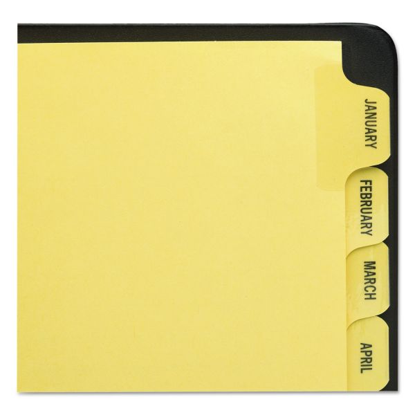 AVE11307 Avery Preprinted Laminated Tab Dividers w/Gold Reinforced Binding Edge, 12-Tab, Letter