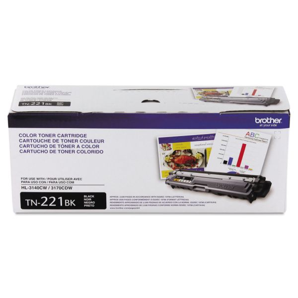 BRTTN221BK Brother TN221BK Toner, Black