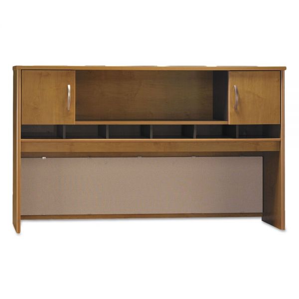 BSHWC72466A1 Bush Series C Collection 2 Door 72W Hutch, Box 1 of 2, Natural Cherry