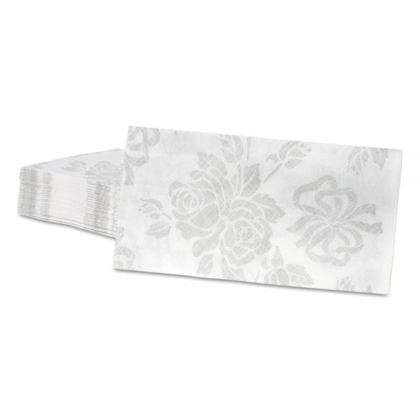 HFM856513 Hoffmaster Linen-Like Guest Towels, 17 x 12, Silver, 125 Sheets/Pack, 4 Packs/Carton